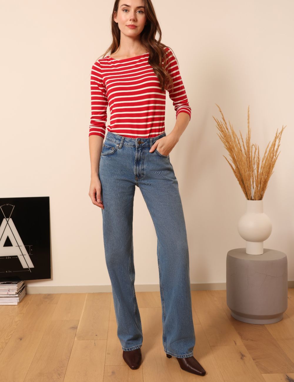 Audran light blue - wide leg jeans