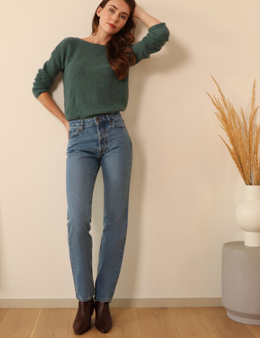 Seberg light blue - straight leg jeans