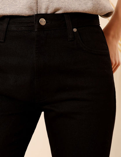 Karina black - slim tapered leg jeans