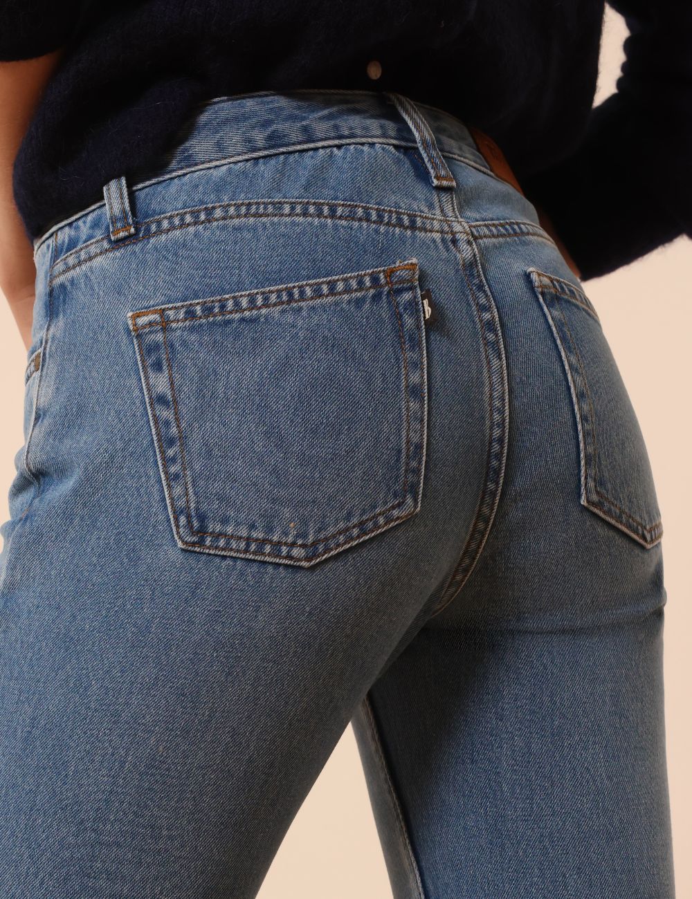 Karina light blue - slim tapered leg jeans