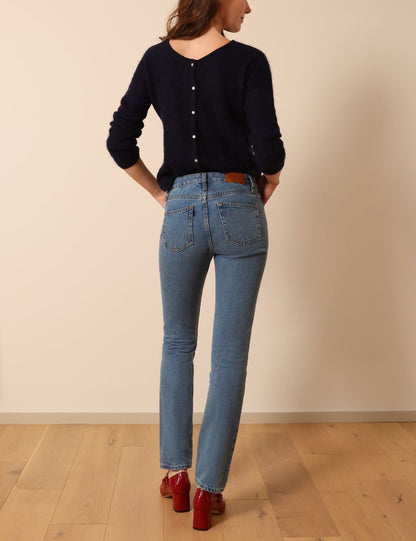 Karina light blue - slim tapered leg jeans