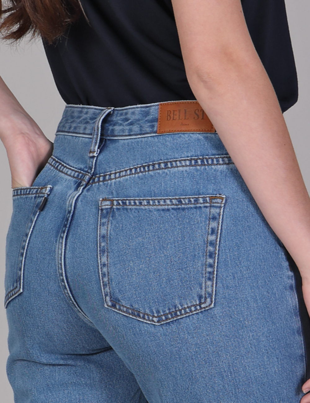 Seberg light blue - straight leg jeans