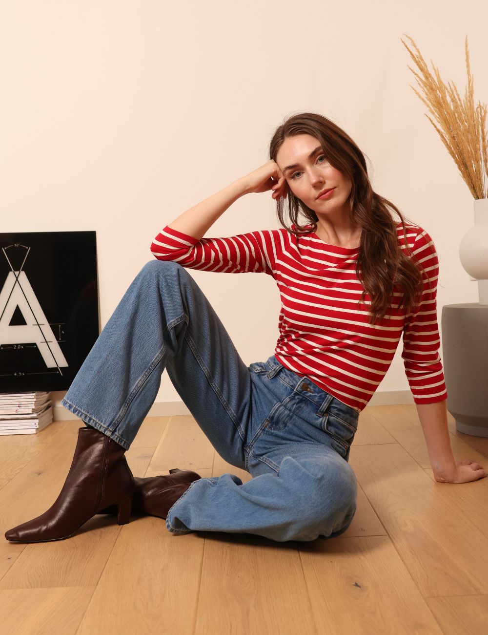 Audran light blue - wide leg jeans