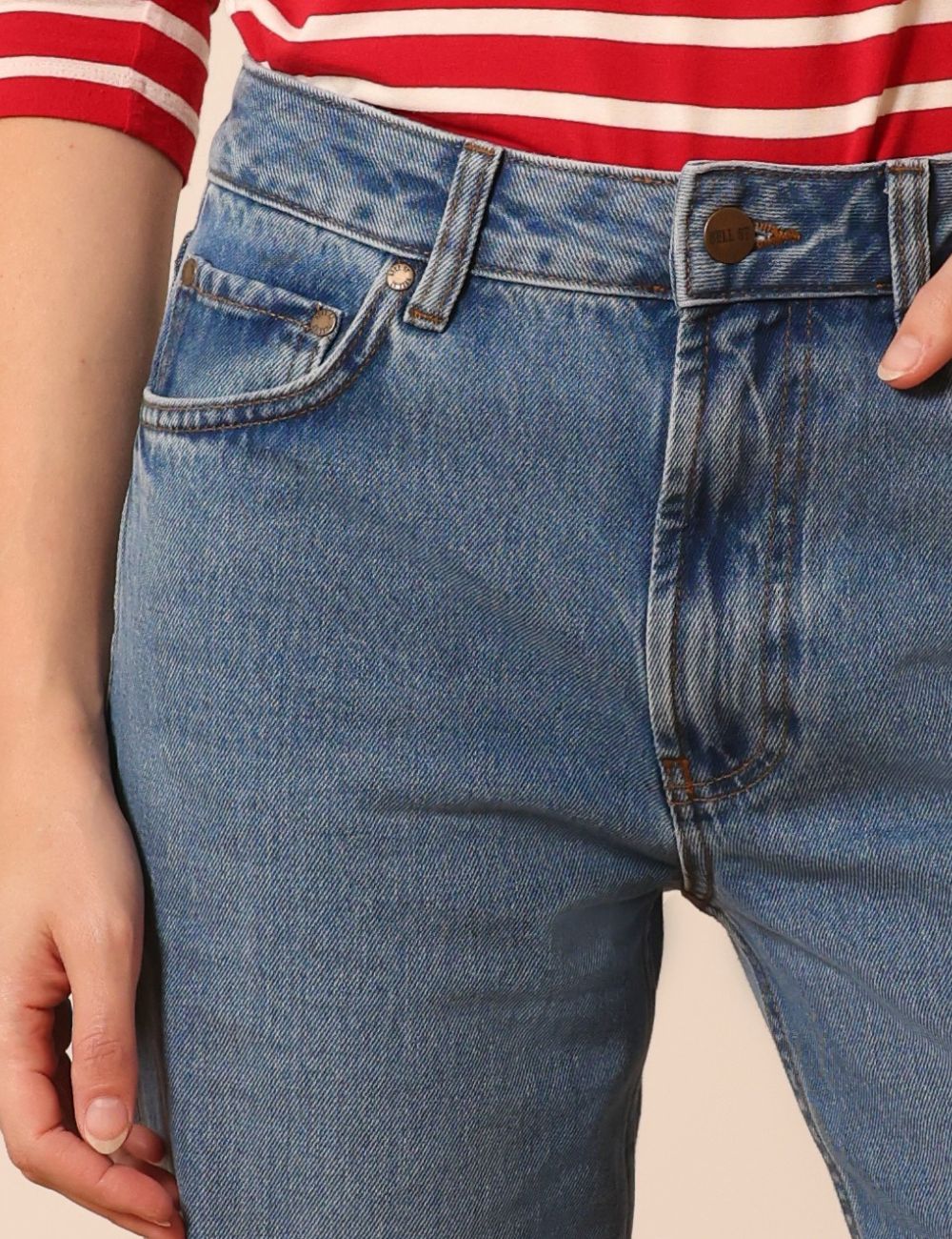 Audran light blue - wide leg jeans