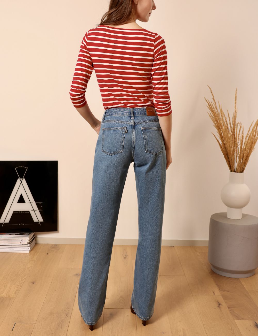 Audran light blue - wide leg jeans