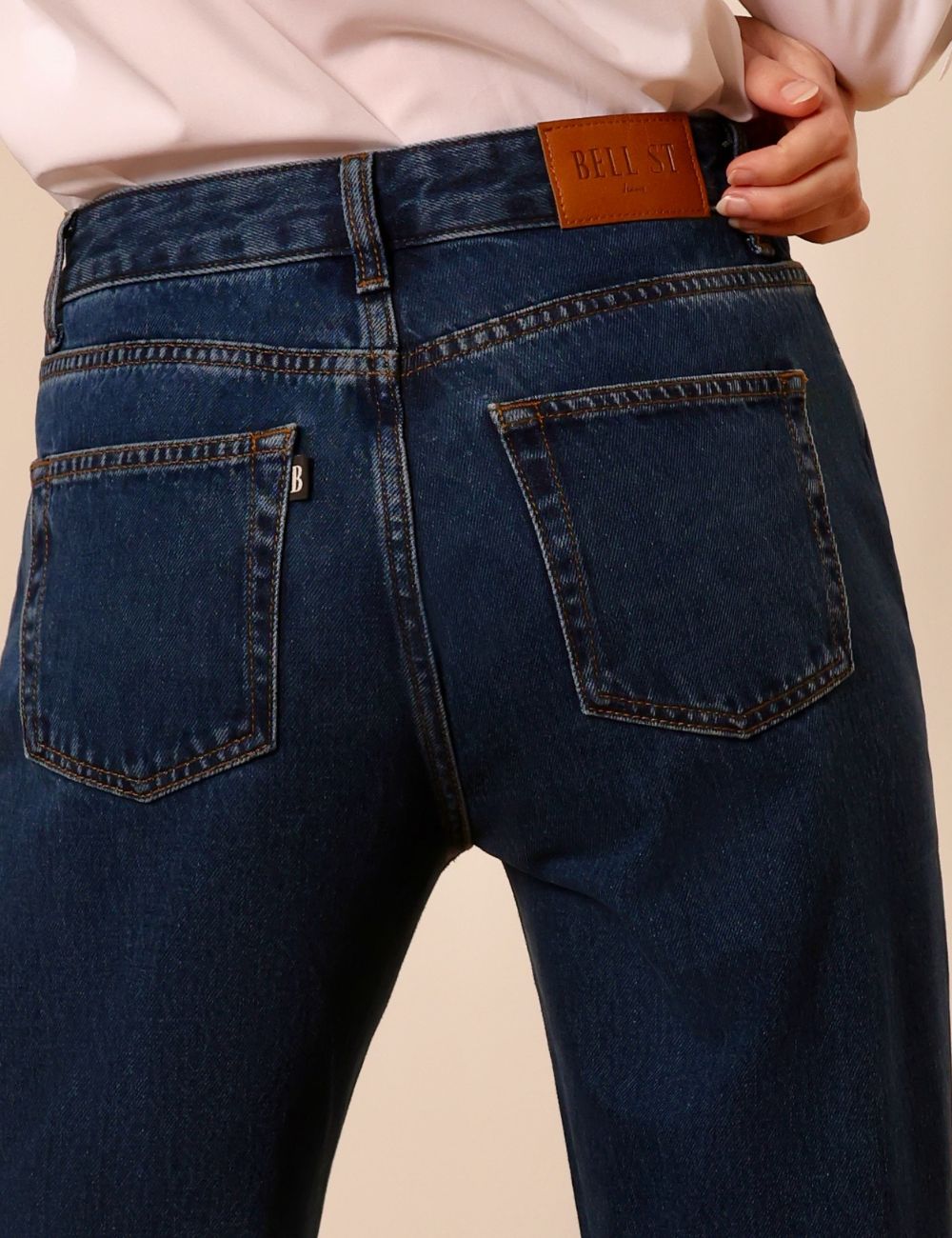 Audran dark blue - wide leg jeans