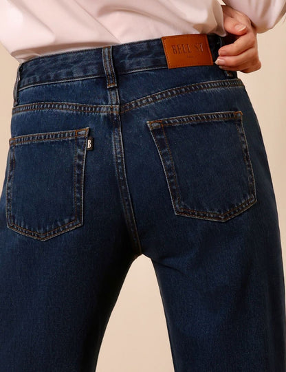 Audran dark blue - wide leg jeans
