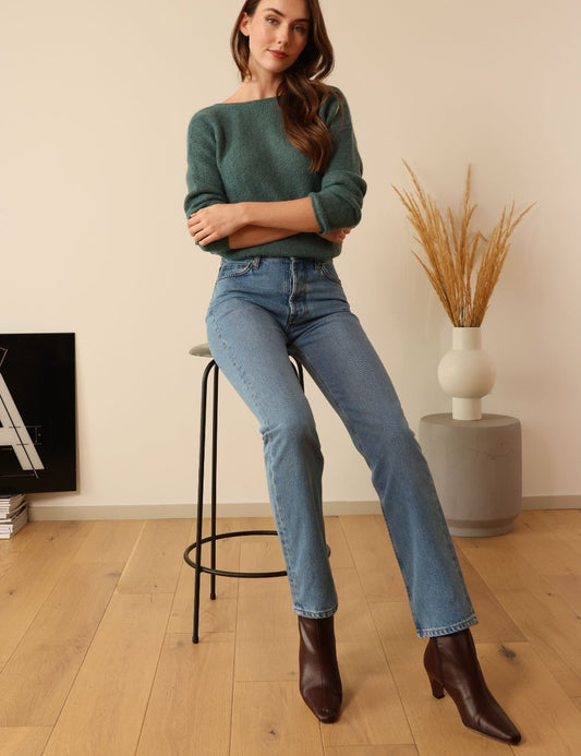 Seberg light blue - straight leg jeans