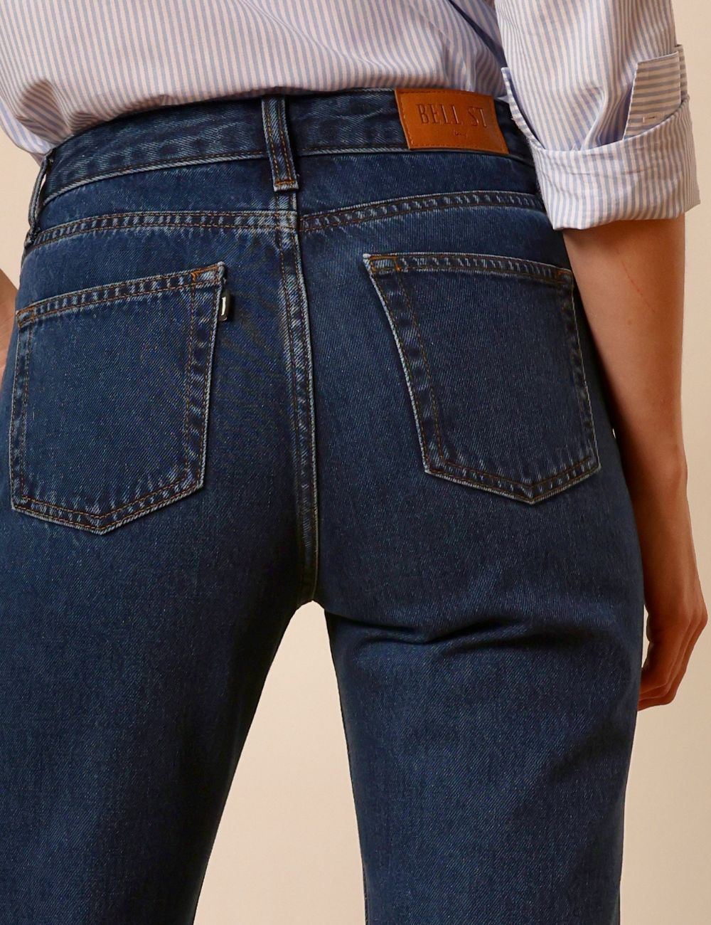 Seberg dark blue - straight leg jeans